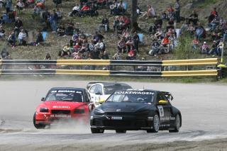 Lyckad rallycrossdebut för Kristoffersson och Volkswagen